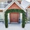 8ft. Unlit Commercial Size Green Pine Artificial Christmas Archway